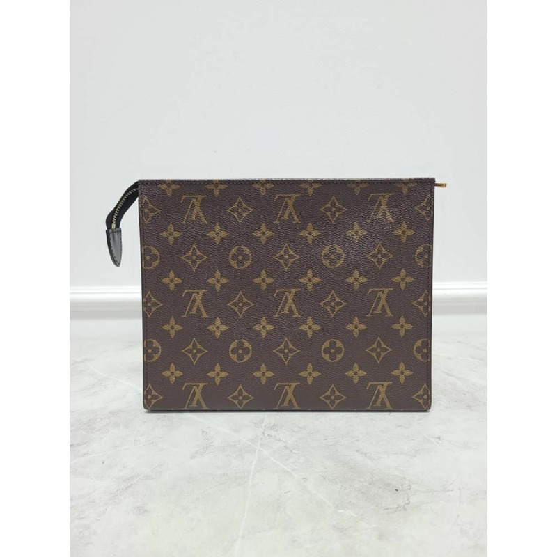 【包稅】LOUIS VUITTON 字母圖案帆布洗漱包-5