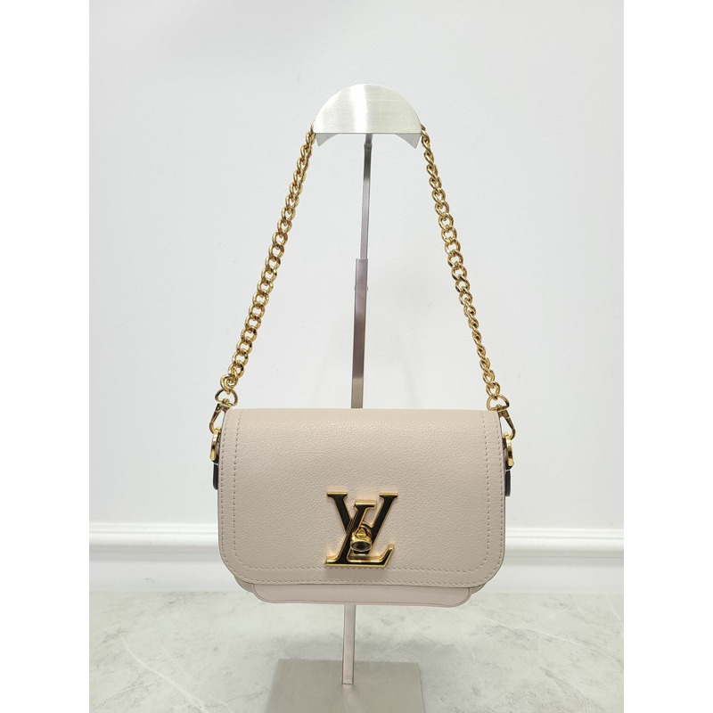 【包稅】LOUIS VUITTON LV灰色Rockmytender鏈條單肩包-0