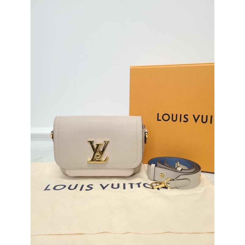 【包稅】LOUIS VUITTON LV灰色Rockmytender鏈條單肩包-7
