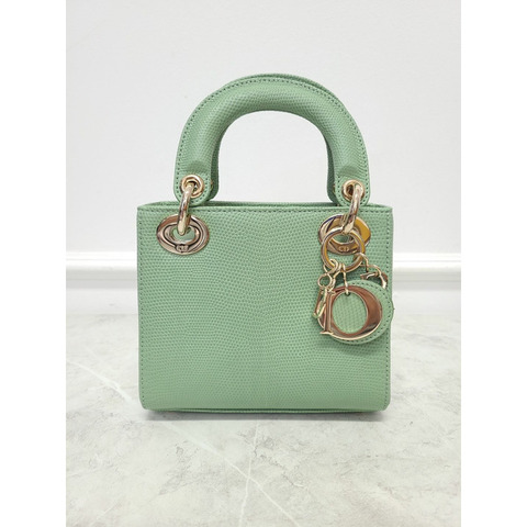 【包稅】DIOR 異國綠蜥蜴女士迷你包