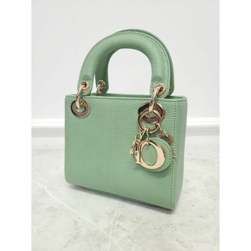 【包稅】DIOR 異國綠蜥蜴女士迷你包-1