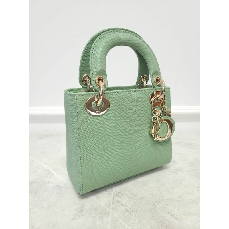 【包稅】DIOR 異國綠蜥蜴女士迷你包-2