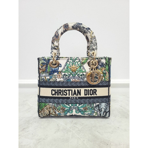 【包稅】DIOR 白色 多色 Étoile de Boyage Lady Di Light 單肩包