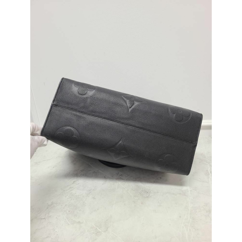 【包稅】LOUIS VUITTON 黑色 Monogram Empreinte Onthego 托特包-6