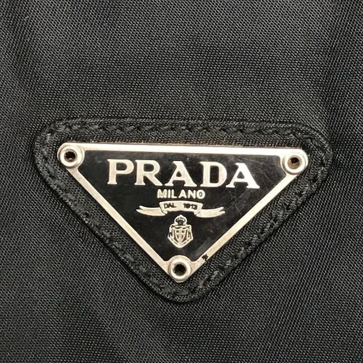 🌷Prada 黑銀鏈條降落傘經典單肩包 ｜經典花紋✦fufu style 精品✦ 氣質款｜-25