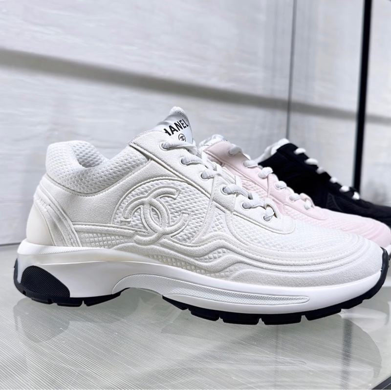 全新香奈兒內增高小白鞋 35.5-1