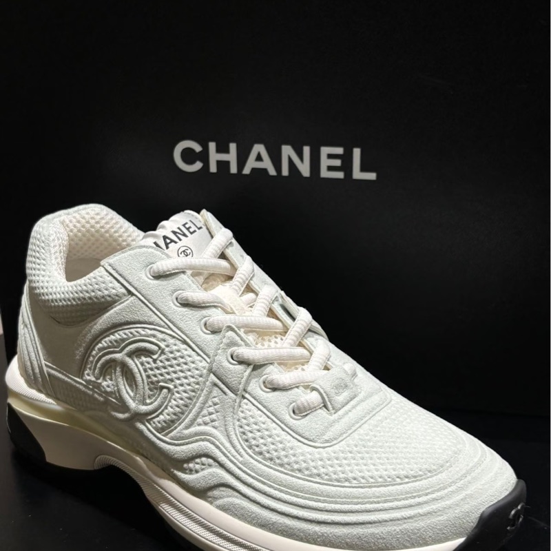 全新香奈兒內增高小白鞋 35.5-5