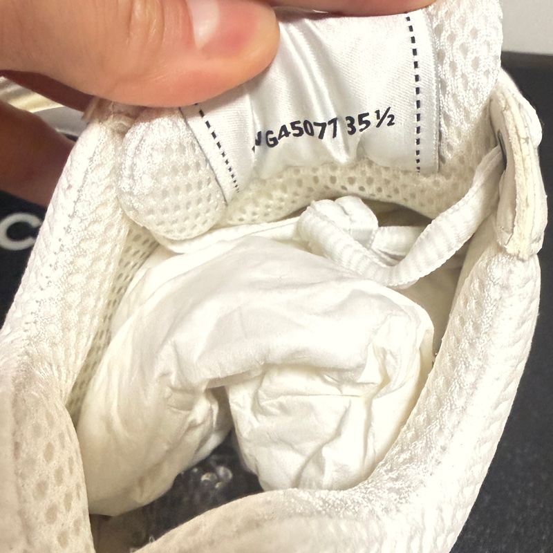 全新香奈兒內增高小白鞋 35.5-9