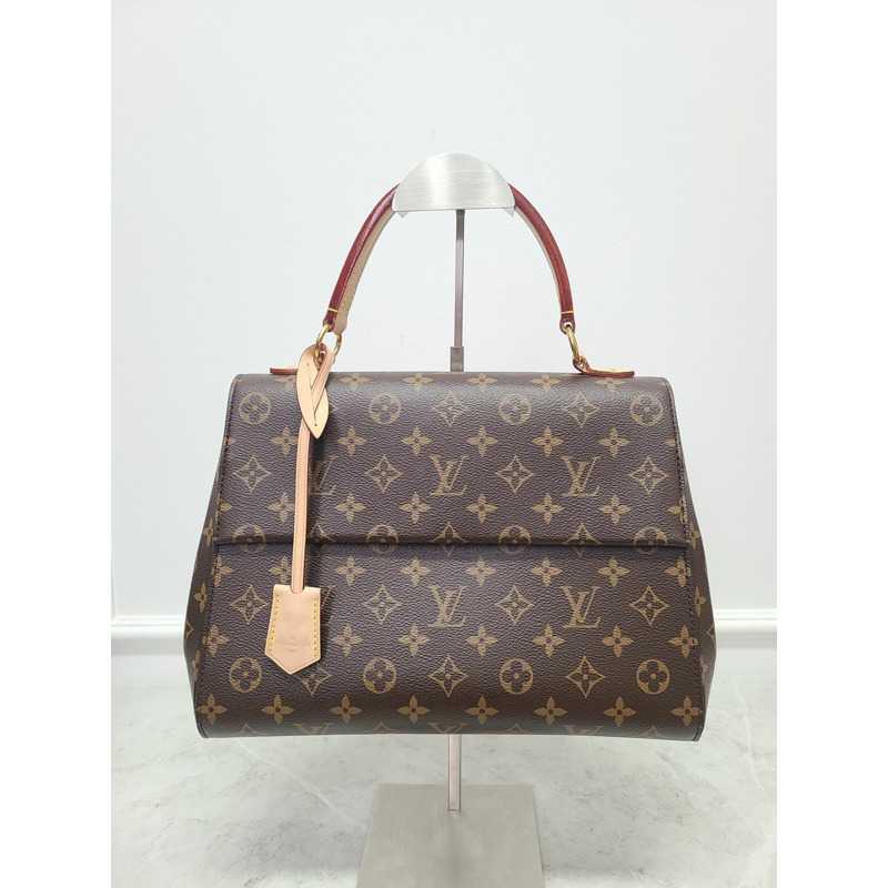 【包稅】LOUIS VUITTON Monogram Canvas Glacier Blue Cluny Shoulder Bag MM-0