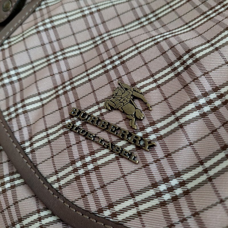 BURBERRY 博柏利 藍標 双提把/手提/單肩背包~二手-4