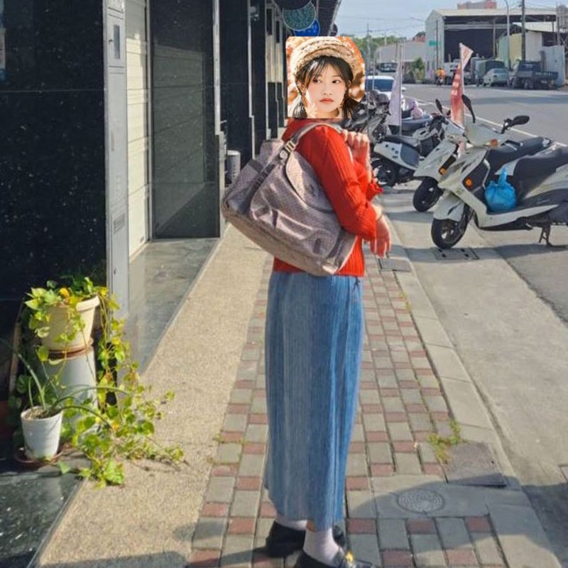 BURBERRY 博柏利 藍標 双提把/手提/單肩背包~二手-6