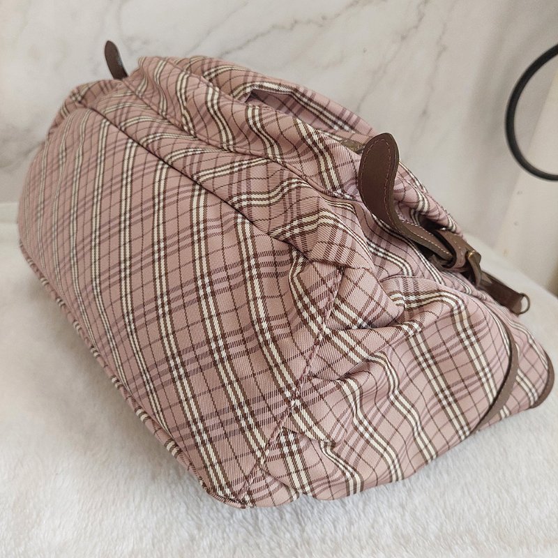 BURBERRY 博柏利 藍標 双提把/手提/單肩背包~二手-9