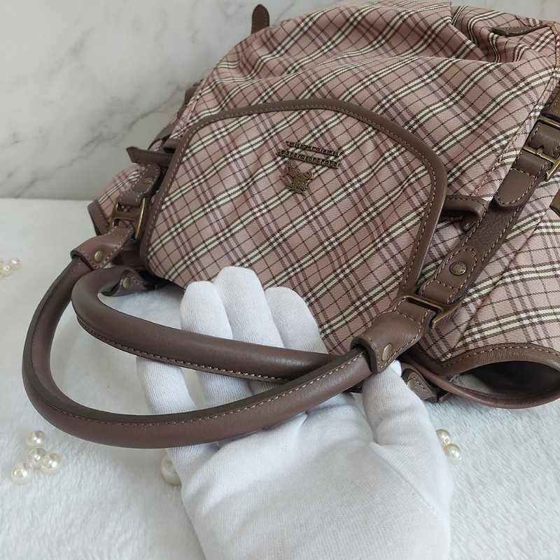 BURBERRY 博柏利 藍標 双提把/手提/單肩背包~二手-13