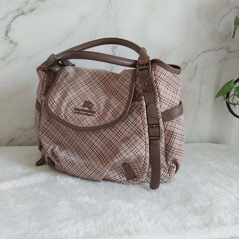 BURBERRY 博柏利 藍標 双提把/手提/單肩背包~二手-15