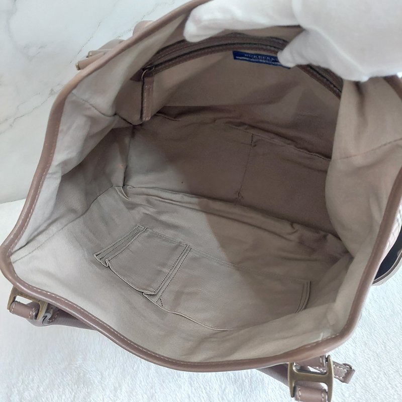 BURBERRY 博柏利 藍標 双提把/手提/單肩背包~二手-31