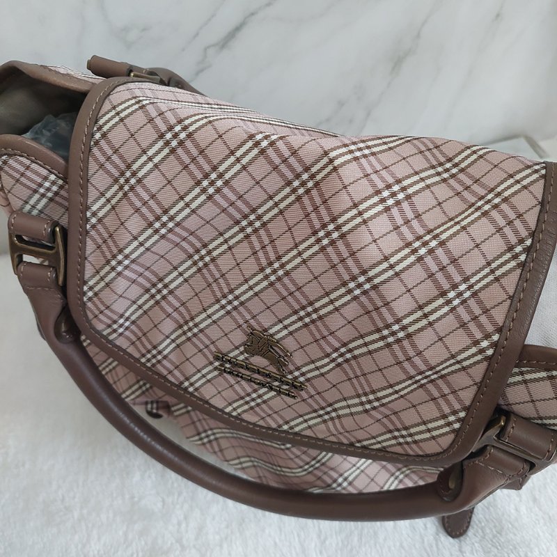 BURBERRY 博柏利 藍標 双提把/手提/單肩背包~二手-38