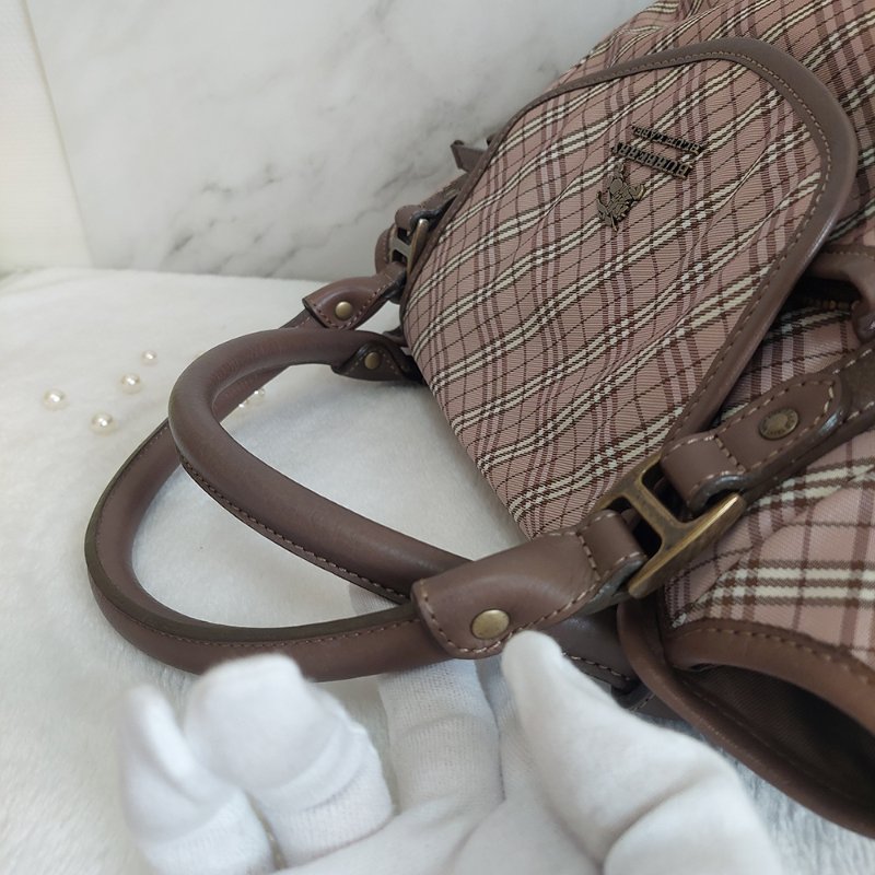 BURBERRY 博柏利 藍標 双提把/手提/單肩背包~二手-39