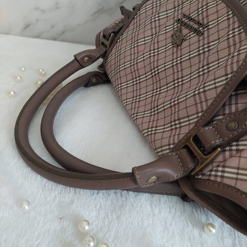 BURBERRY 博柏利 藍標 双提把/手提/單肩背包~二手-41