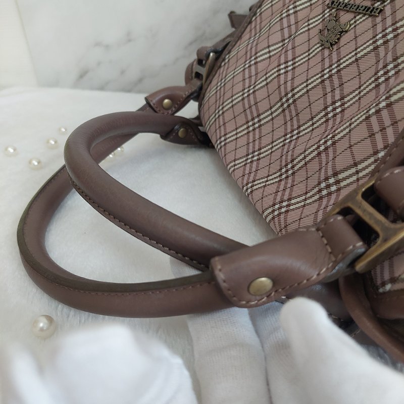 BURBERRY 博柏利 藍標 双提把/手提/單肩背包~二手-44