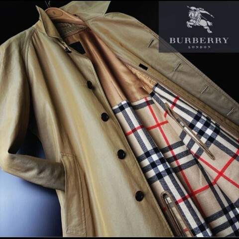 日本二手／Burberry 風衣／有羊毛保暖襯裡