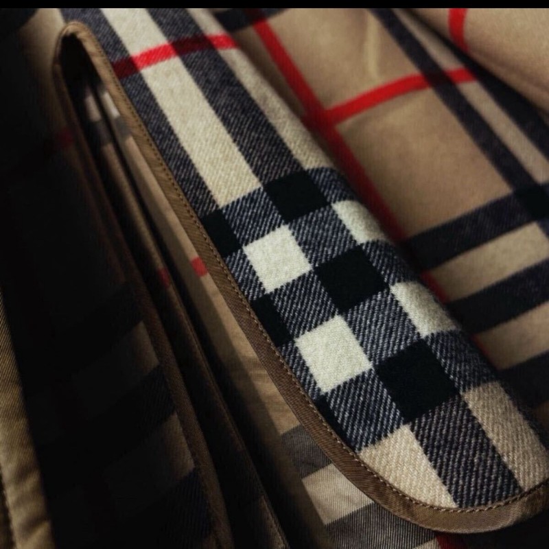 日本二手／Burberry 風衣／有羊毛保暖襯裡-4