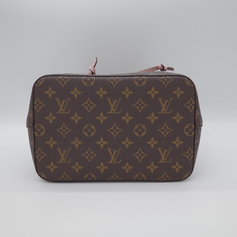 Louis Vuitton 路易威登 NéoNoé MM 老花 芭蕾粉色 帆布 牛皮 單肩包 水桶包-5
