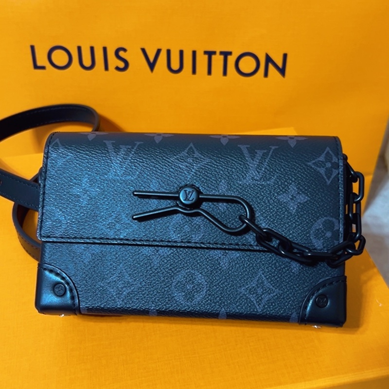 Louis Vuitton Steamer Mini 黑老花單肩包-0