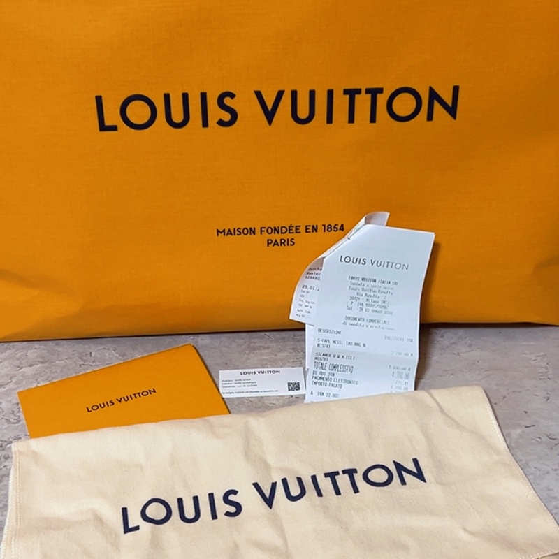 Louis Vuitton Steamer Mini 黑老花單肩包-13