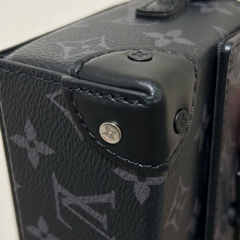 Louis Vuitton Steamer Mini 黑老花單肩包-15