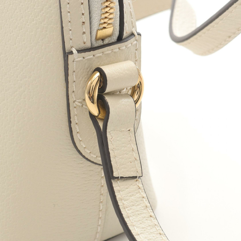 GUCCI Ophidia 鏈條單肩斜背包 499621 皮革 白色 海軍藍 紅色 二手 GG-6