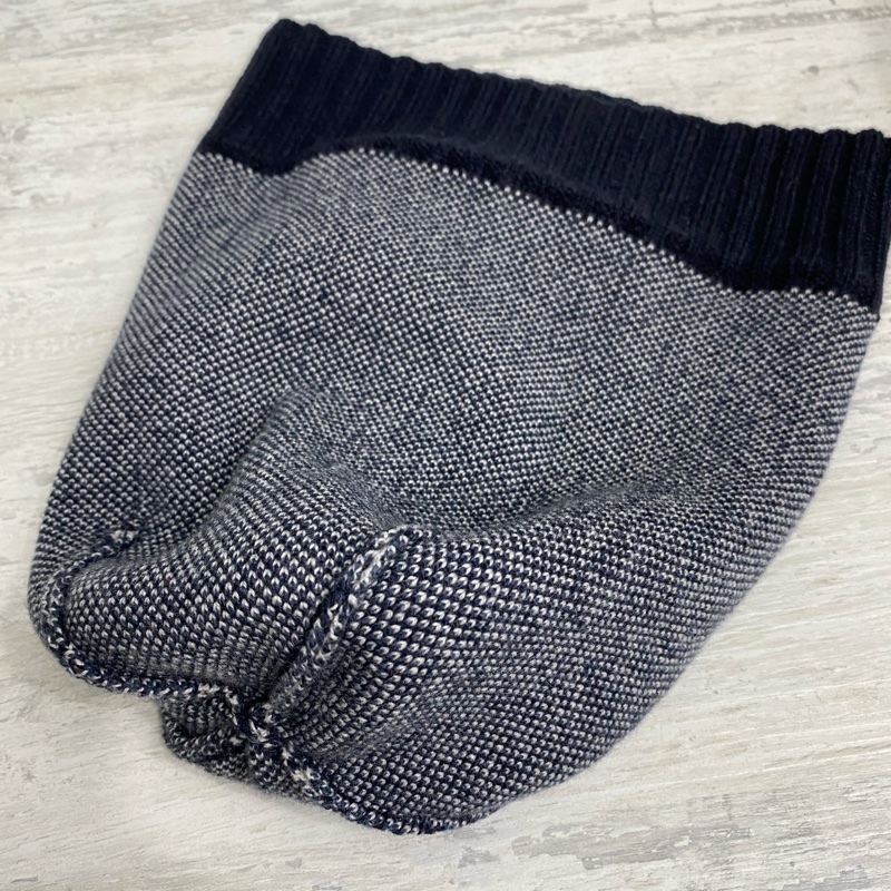 Dior oblique毛球毛帽海軍藍喀什米爾羊絨-15