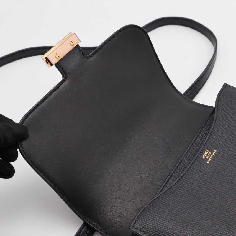 HERMES Mini constance 19 - 黑玫瑰金 W-3
