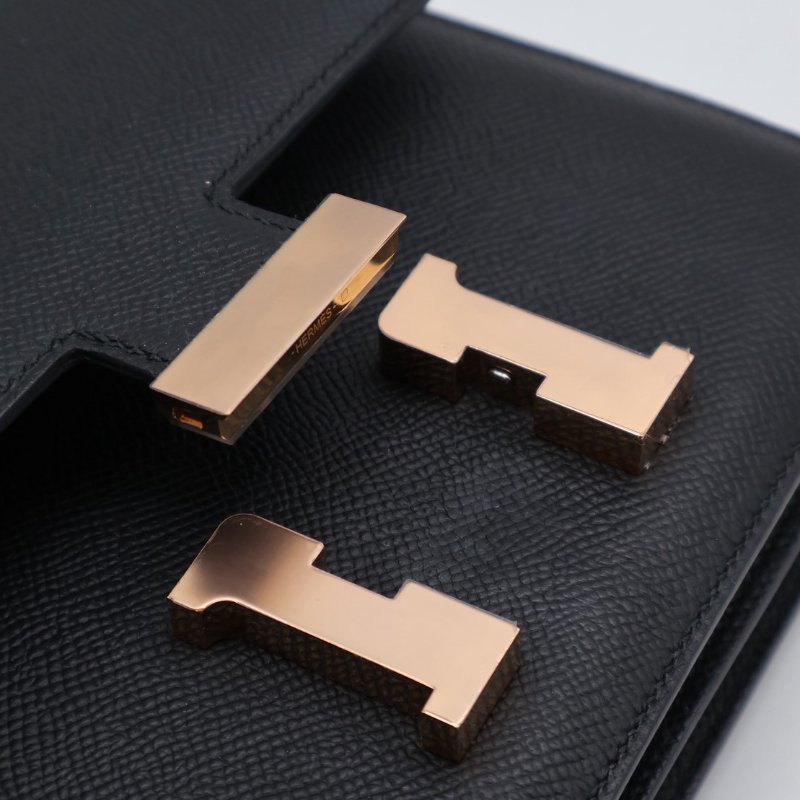 HERMES Mini constance 19 - 黑玫瑰金 W-7