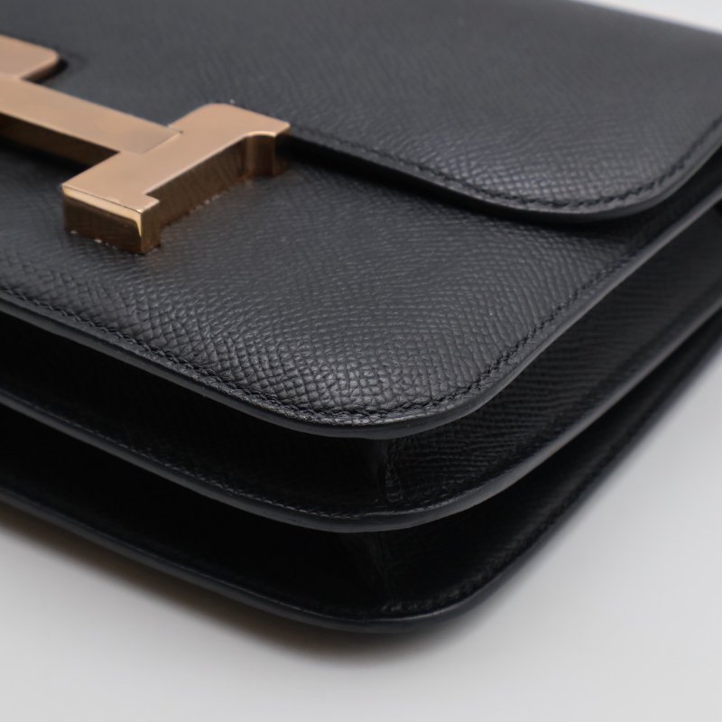 HERMES Mini constance 19 - 黑玫瑰金 W-10