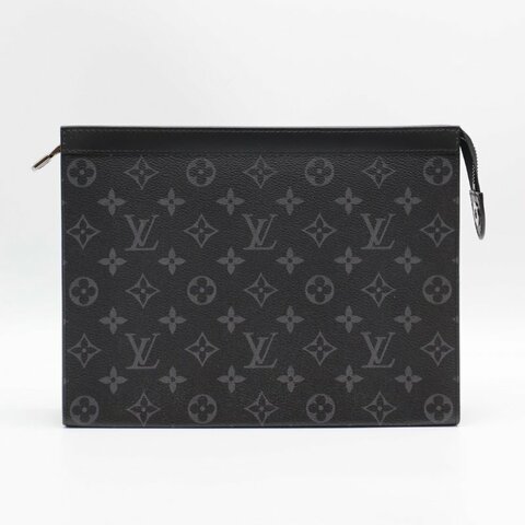 LOUIS VUITTON Pochette Voyage手拿包 - MM灰老花