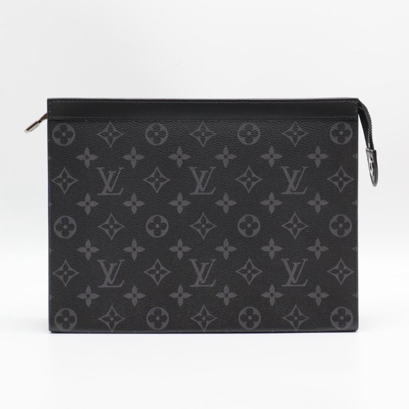 LOUIS VUITTON Pochette Voyage手拿包 - MM灰老花-0