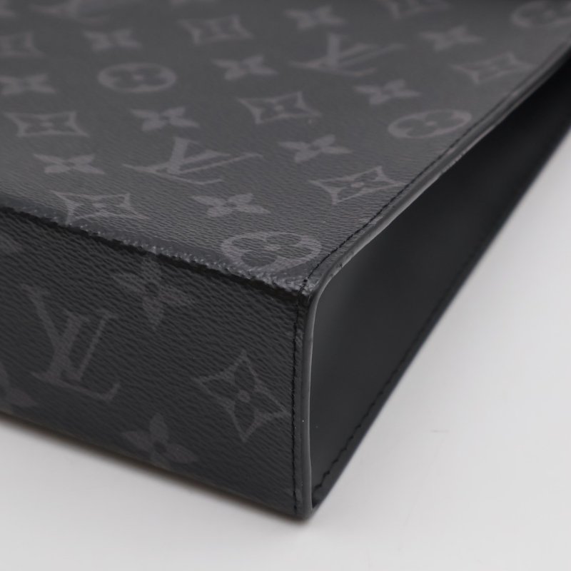 LOUIS VUITTON Pochette Voyage手拿包 - MM灰老花-5