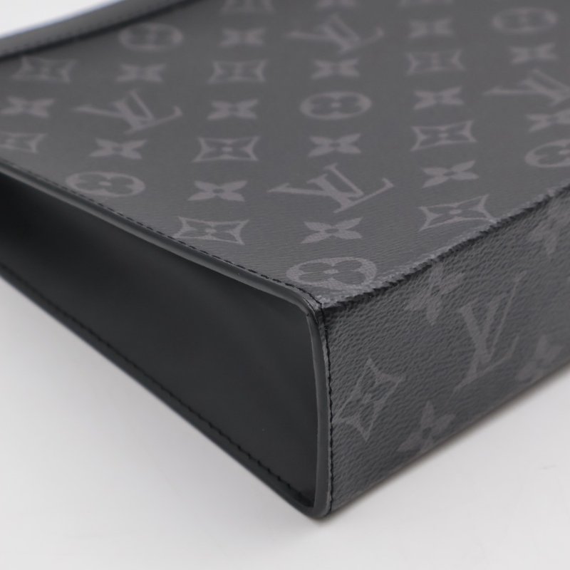 LOUIS VUITTON Pochette Voyage手拿包 - MM灰老花-6