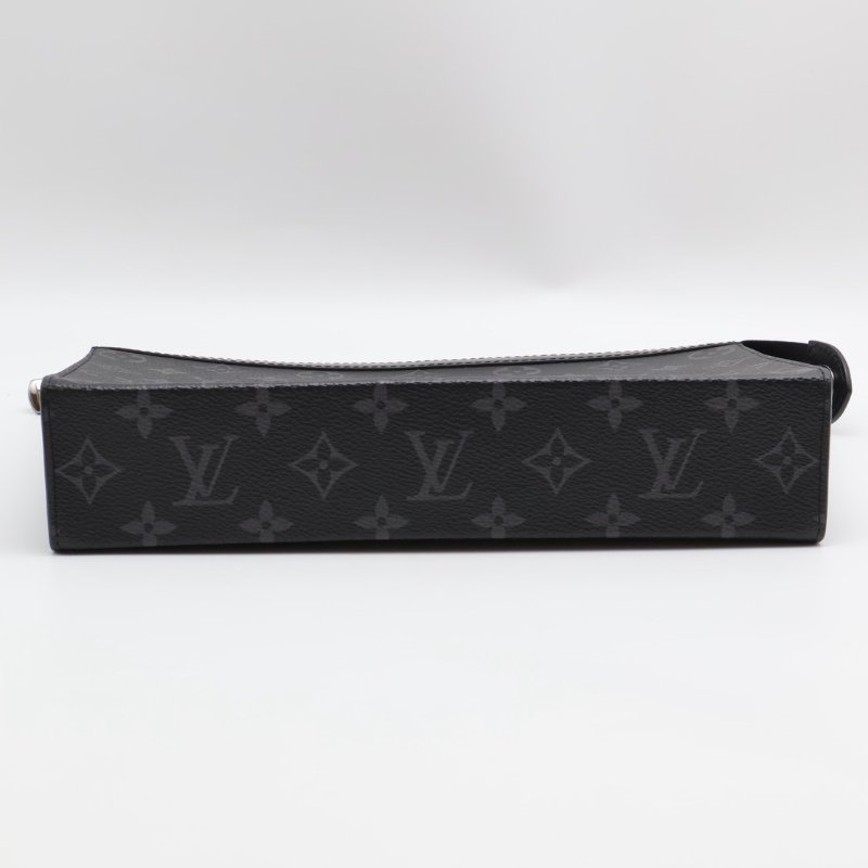 LOUIS VUITTON Pochette Voyage手拿包 - MM灰老花-7