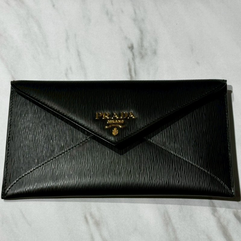 PRADA信封長夾 晶片款-0