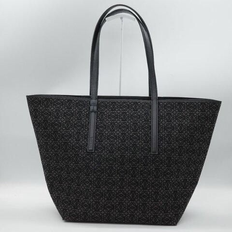 Loewe 羅威 Anagram T Tote 帆布緹花 小牛皮 手提托特包