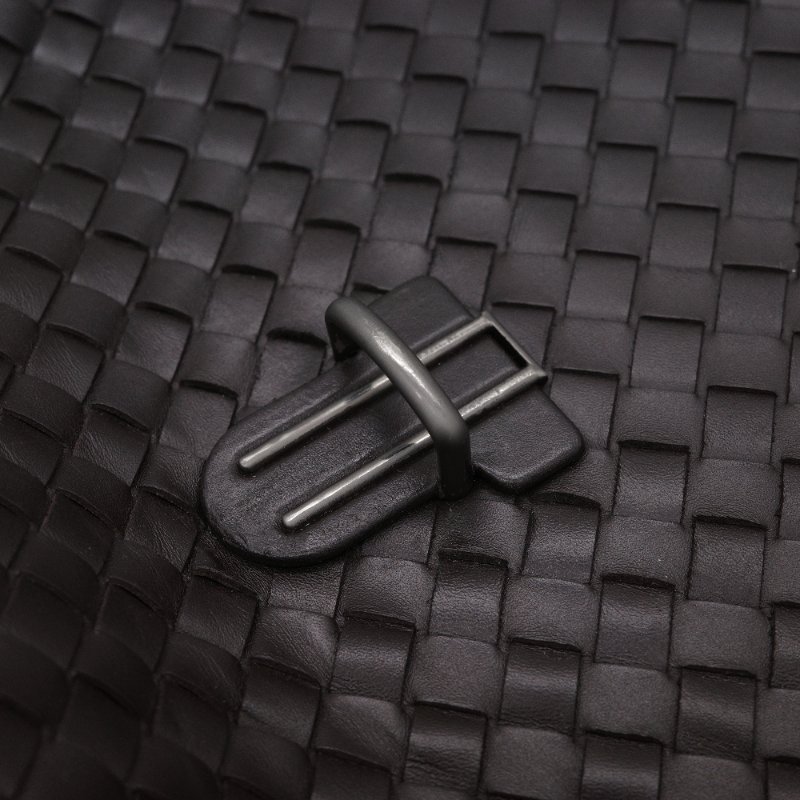 Bottega Veneta 寶緹嘉 Intrecciato 黑色 牛皮 編織包 公事包 手提包-10