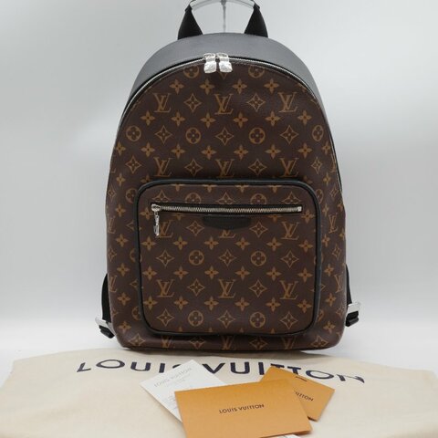 Louis Vuitton 路易威登 Josh NV Macassar老花 棕色 帆布 後背包