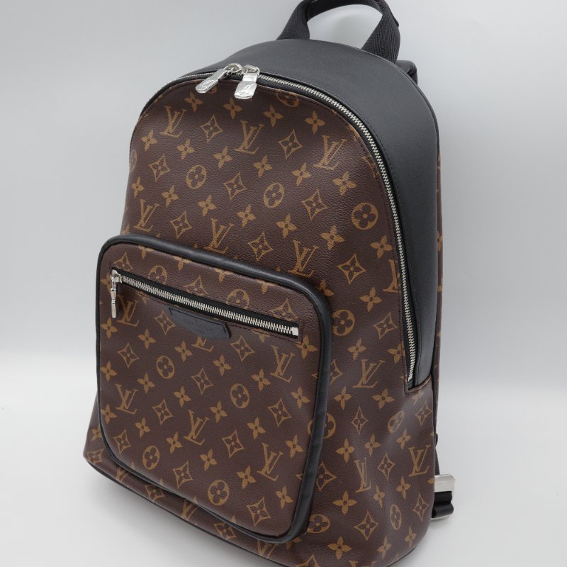 Louis Vuitton 路易威登 Josh NV Macassar老花 棕色 帆布 後背包-2