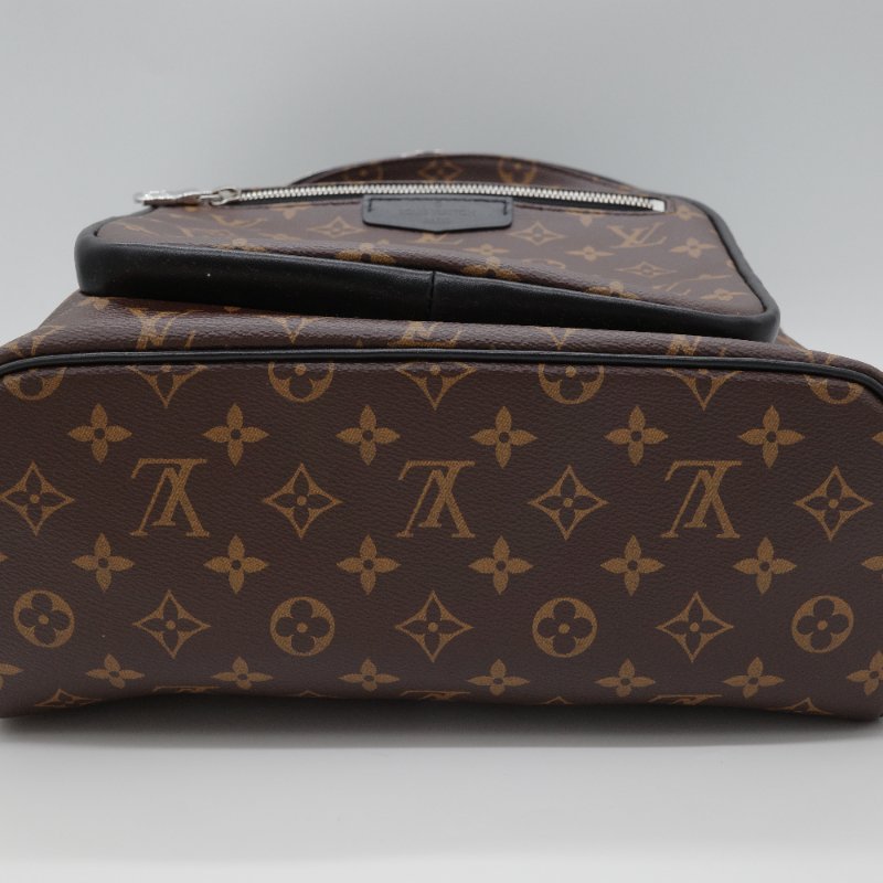 Louis Vuitton 路易威登 Josh NV Macassar老花 棕色 帆布 後背包-5