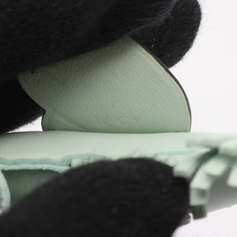 愛馬仕 Rodeo Pegasus PM 吊飾 Agneau milo Swift 皮革，薄荷綠，二手 W-3