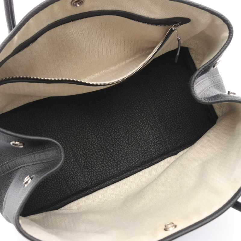 愛馬仕 Garden Party PM 手提包 Y Negonda 黑色皮革 SHW 二手女士-2