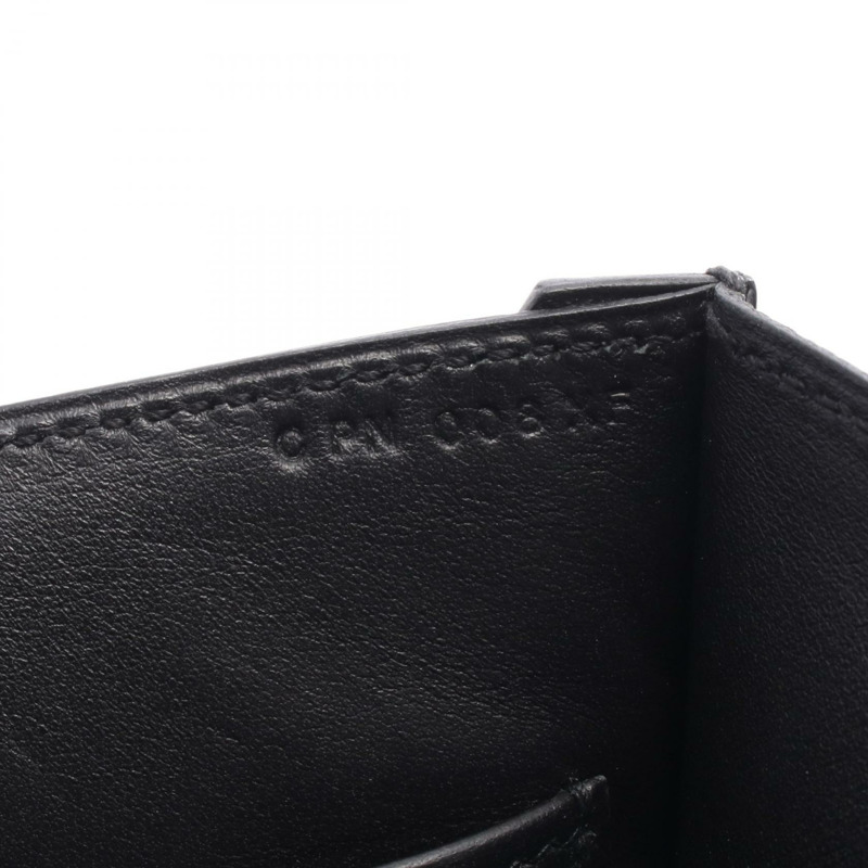 HERMES Verrou 手拿包 Chevre 皮革 黑色 二手 女用 GHW C-4