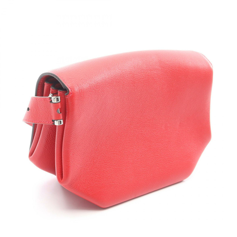 愛馬仕 Opli 24 單肩斜背包 071929CK Novillo 皮革 紅色 粉紅色 二手-1