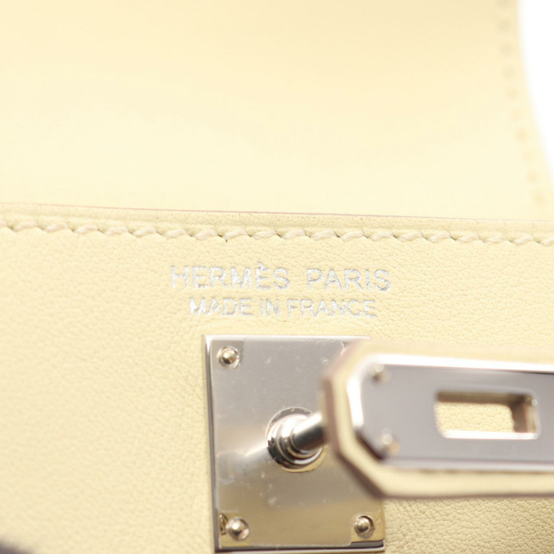 愛馬仕 Kelly Festival 包飾 K Vaux Swift 皮革 Jaune Milton SHW 二手-3